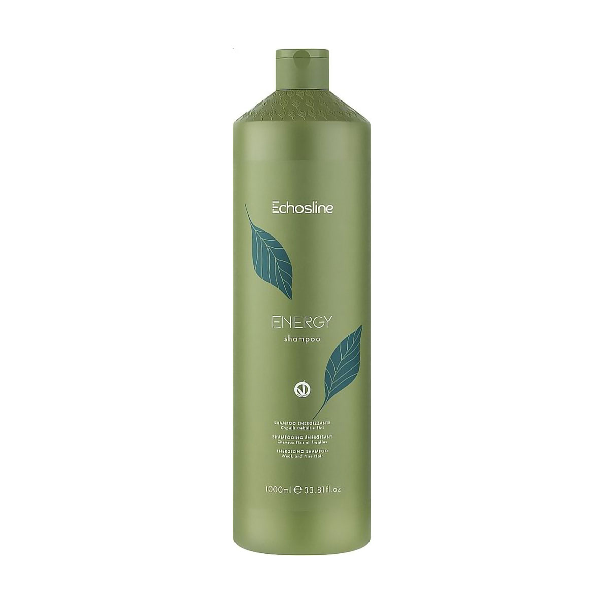 Енергетичний шампунь Echosline Energy Shampoo для тонкого та слабкого волосся, 1 л